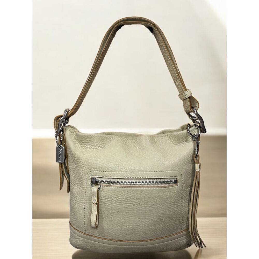 Vintage Coach 1427 Pebble Leather Slim Duffle Bag